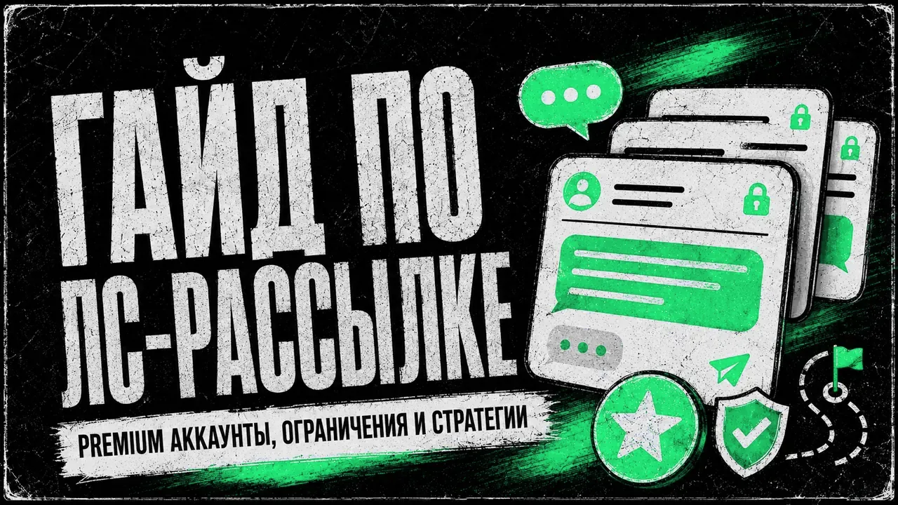 Рассылка в личные сообщения Telegram: аккаунты, лимиты и первое сообщение